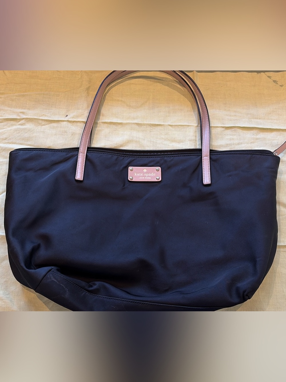 Kate Spade Womens Black Kennedy Park Nylon Sophie Tote Handbag Top
Handles